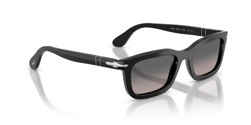 Persol PO3396S avec Monture Noir et Verres Gris - Image 3