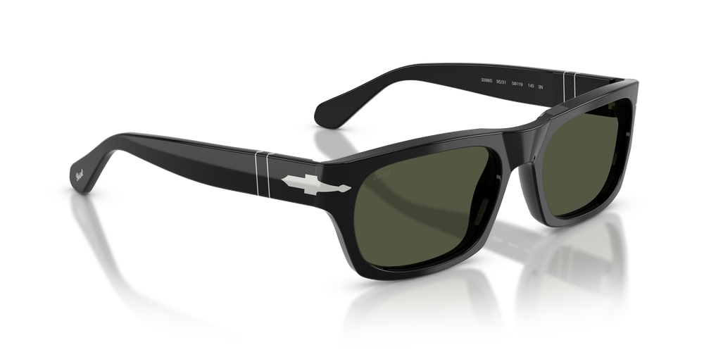 Persol PO3398S con Montatura Nero e Lenti Verde - Immagine 3