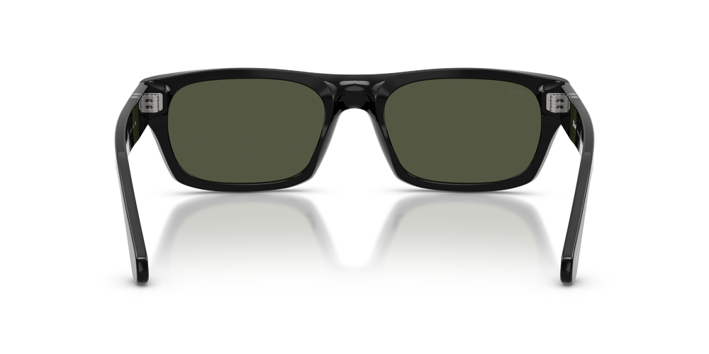 Persol PO3398S con Montatura Nero e Lenti Verde - Immagine 5