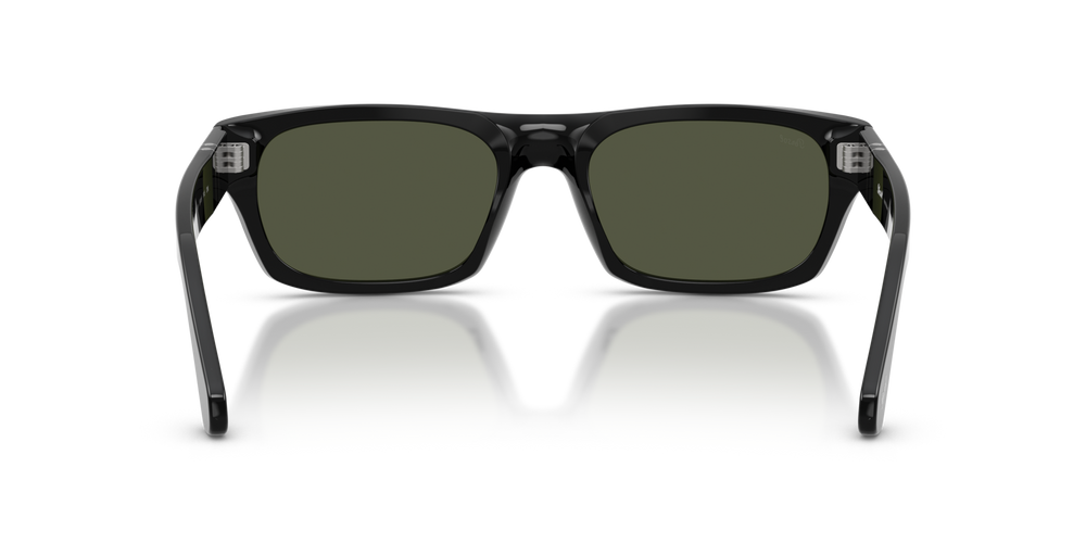 Persol PO3398S con Montatura Nero e Lenti Verde - Immagine 5