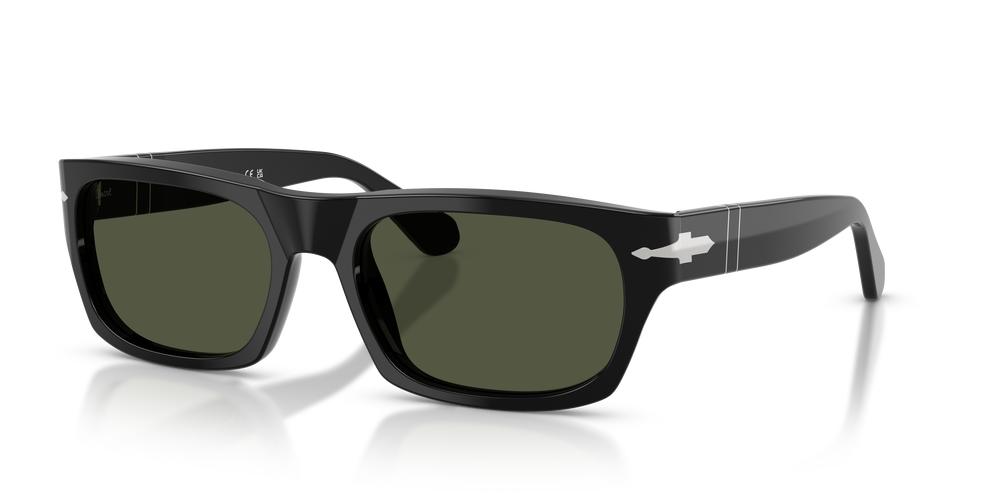 Persol PO3398S con Montatura Nero e Lenti Verde - Immagine 1