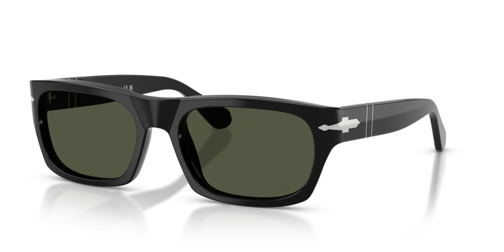 Persol PO3398S with Black Frame and Green Lenses - Image 1
