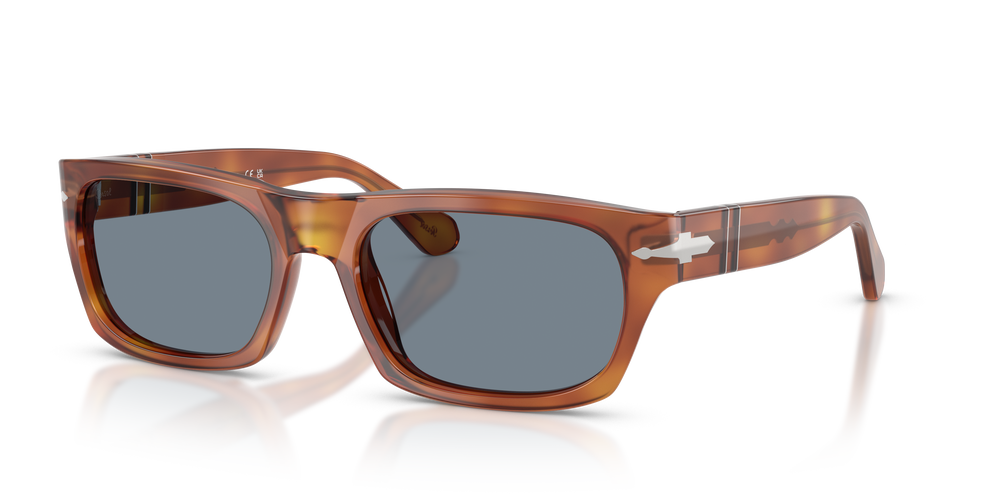 Persol PO3398S con Montatura Terra di Siena e Lenti Blu - Immagine 1
