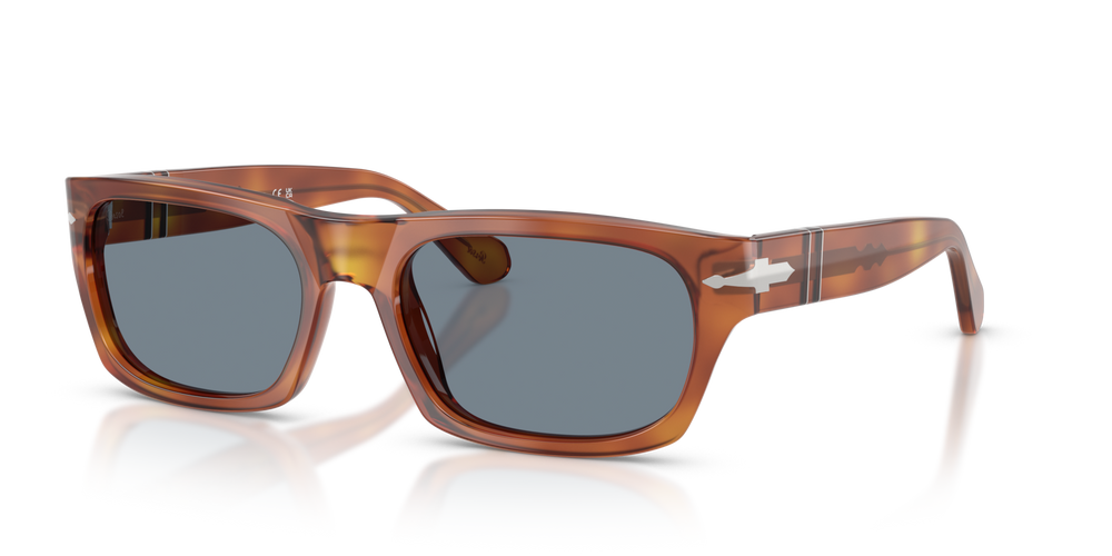 Persol PO3398S with Terra Di Siena Frame and Blue Lenses - Image 1