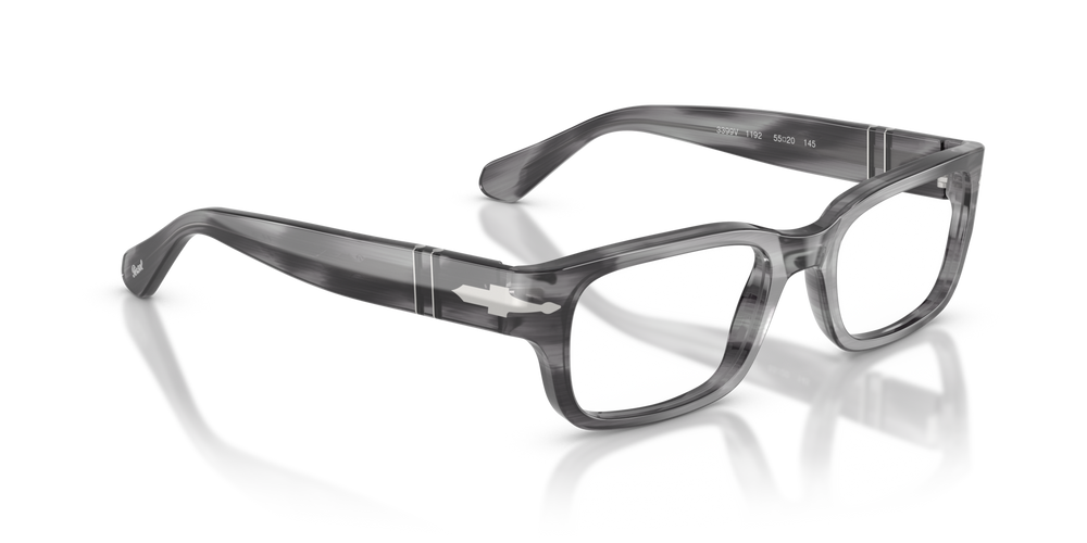 Persol PO3399V with Striped Grey Frame - Image 3