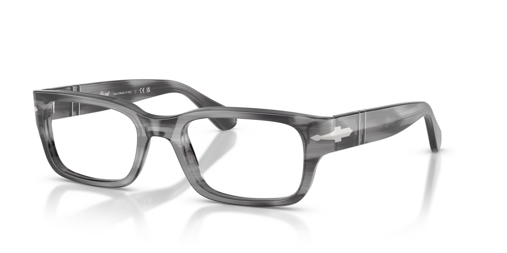 Persol PO3399V with Striped Grey Frame - Image 1