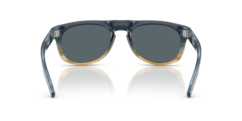 Persol PO3401S - Persol &amp; Cassina Limited Edition with Blue Striped Sand Frame and Blue Lenses - Image 5