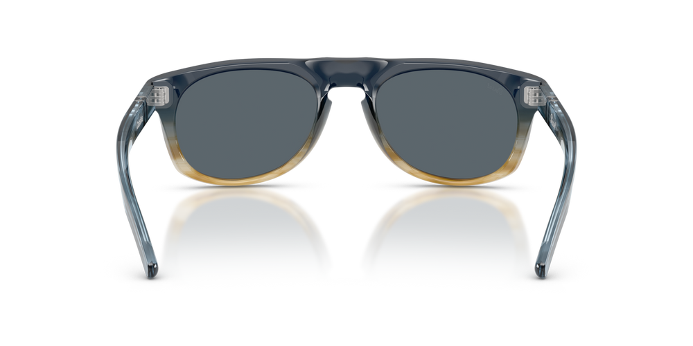 Persol PO3401S - Persol &amp; Cassina Limited Edition with Blue Striped Sand Frame and Blue Lenses - Image 5