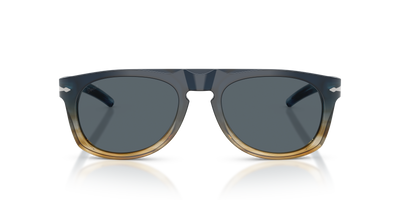 Persol PO3401S - Persol &amp; Cassina Limited Edition with Blue Striped Sand Frame and Blue Lenses - Image 2