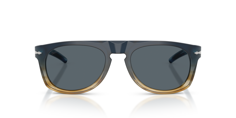 Persol PO3401S - Persol &amp; Cassina Limited Edition with Blue Striped Sand Frame and Blue Lenses - Image 2