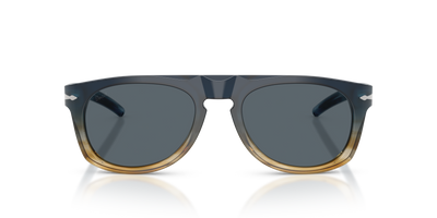Persol PO3401S - Persol &amp; Cassina Limited Edition with Blue Striped Sand Frame and Blue Lenses - Image 2