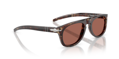 Persol PO3401S - Persol &amp; Cassina Collection with Light Havana Frame and Brown Lenses - Image 3