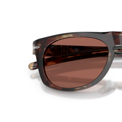 Persol PO3401S - Persol &amp; Cassina Collection with Light Havana Frame and Brown Lenses – Variant Image