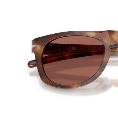 Persol PO3401S - Persol &amp; Cassina Collection with Light Havana Frame and Brown Lenses – Variant Image