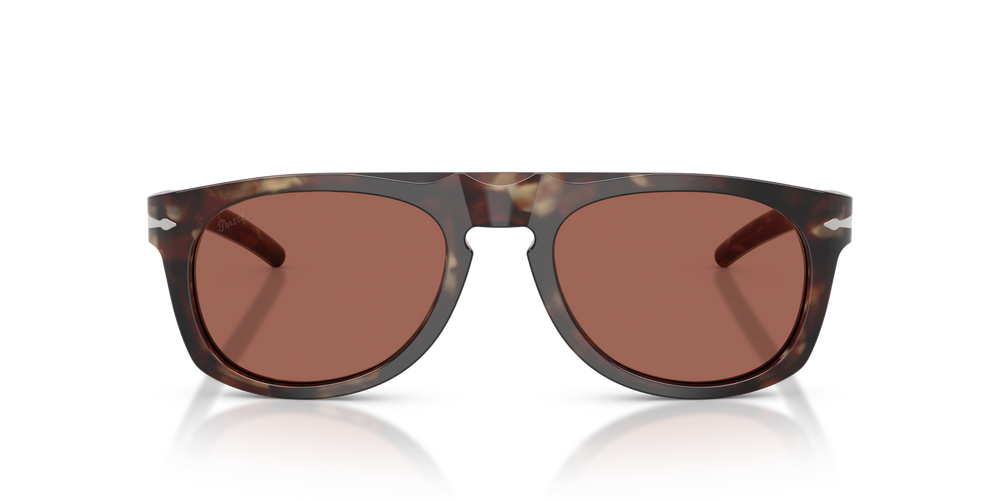 Persol PO3401S - Persol &amp; Cassina Collection con Montatura Havana Chiaro e Lenti Marrone - Immagine 2
