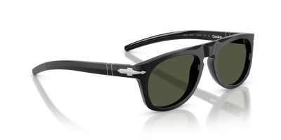 Persol PO3401S - Persol &amp; Cassina Collection with Black Frame and Green Lenses - Image 3