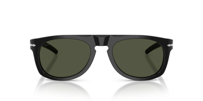 Persol PO3401S - Persol &amp; Cassina Collection with Black Frame and Green Lenses - Image 2