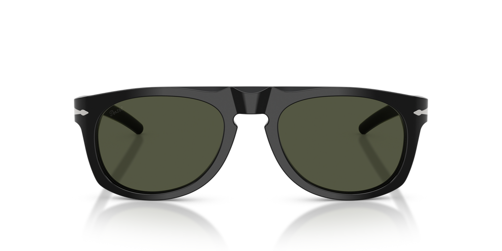 Persol PO3401S - Persol &amp; Cassina Collection con Montatura Nero e Lenti Verde - Immagine 2