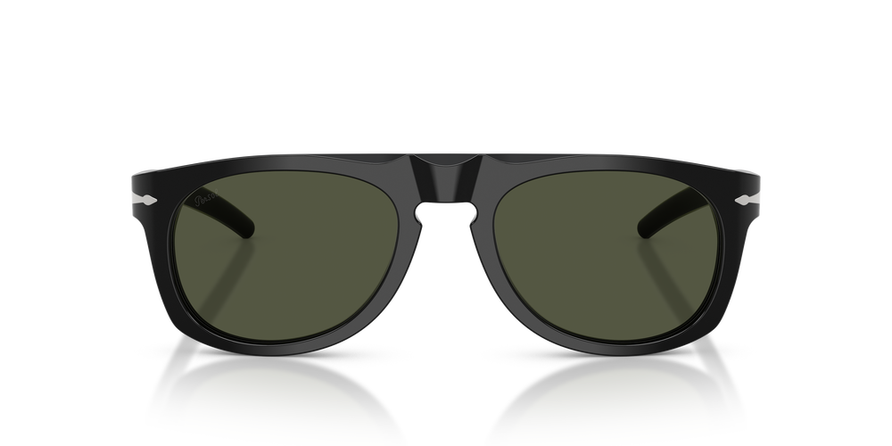Persol PO3401S - Persol &amp; Cassina Collection con Montatura Nero e Lenti Verde - Immagine 2