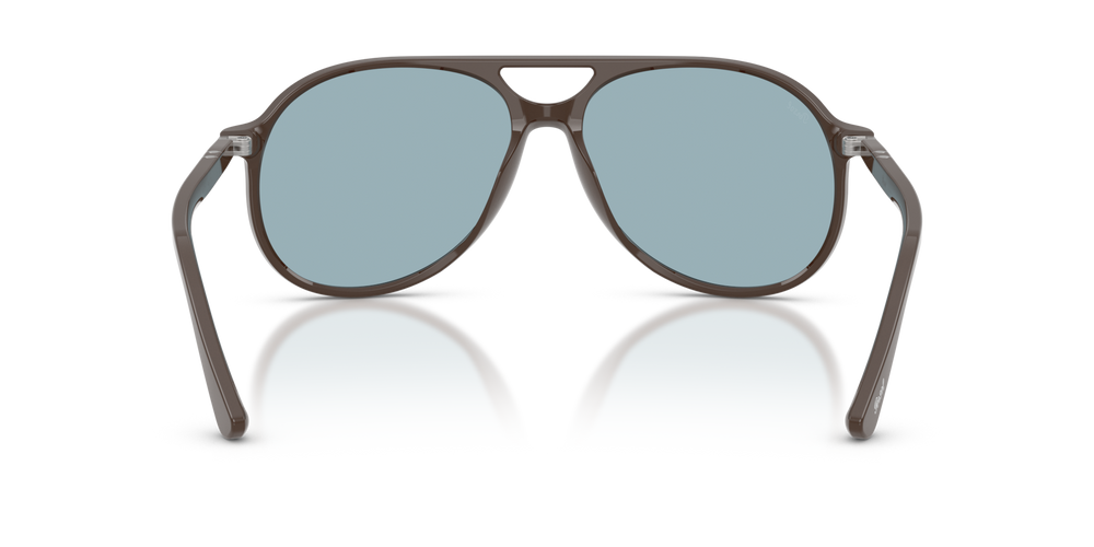 Persol PO3403S - Walter with Solid Brown Frame and Blue Lenses - Image 5