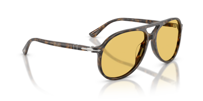 Persol PO3403S - Walter with Dark Havana Frame and Yellow Lenses - Image 3