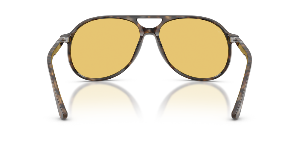 Persol PO3403S - Walter with Dark Havana Frame and Yellow Lenses - Image 5