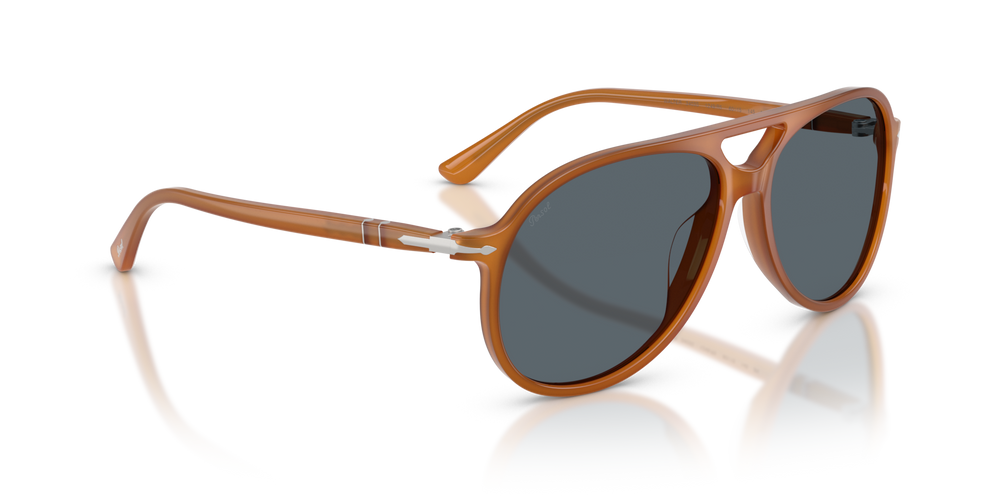 Persol PO3403S - Walter with Dark Honey Frame and Blue Lenses - Image 3