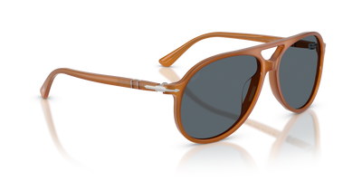 Persol PO3403S - Walter with Dark Honey Frame and Blue Lenses - Image 3
