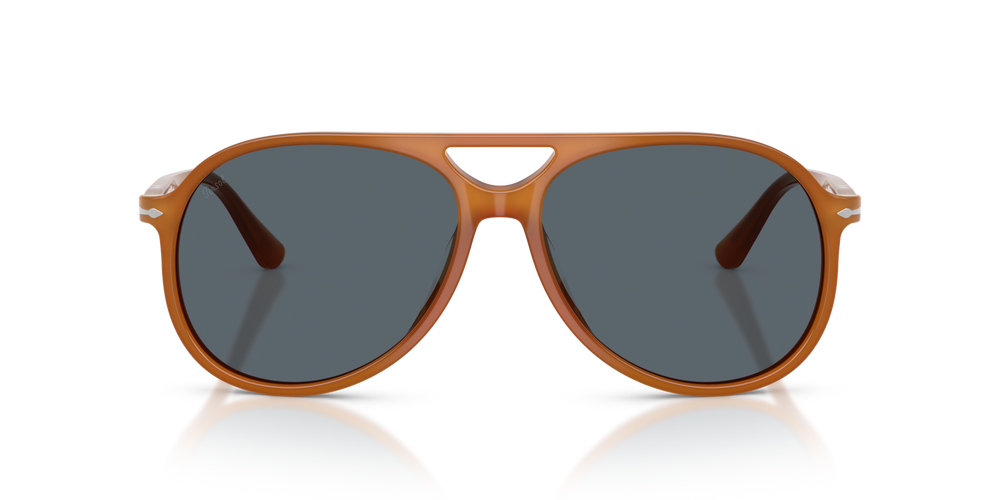 Persol PO3403S - Walter with Dark Honey Frame and Blue Lenses - Image 2