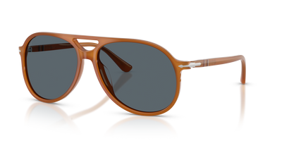 Persol PO3403S - Walter with Dark Honey Frame and Blue Lenses - Image 1
