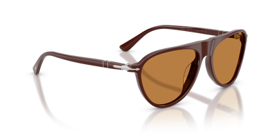 Persol PO3404S with Solid Bordeaux Frame and Brown Lenses - Image 3