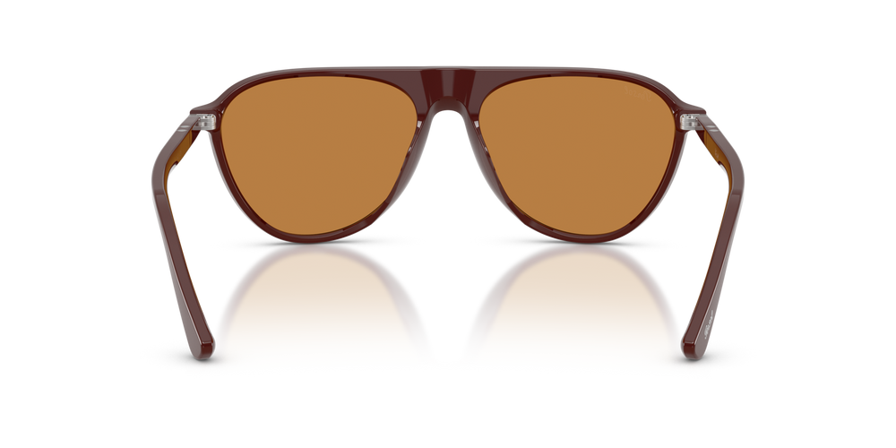Persol PO3404S with Solid Bordeaux Frame and Brown Lenses - Image 5