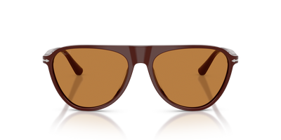 Persol PO3404S with Solid Bordeaux Frame and Brown Lenses - Image 2