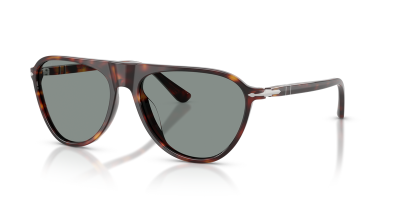 Visita PO3404S con Montatura Havana e Lenti Blue