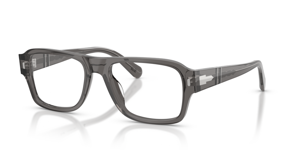 Persol PO3407V with Cold Grey Transparent Frame - Image 1