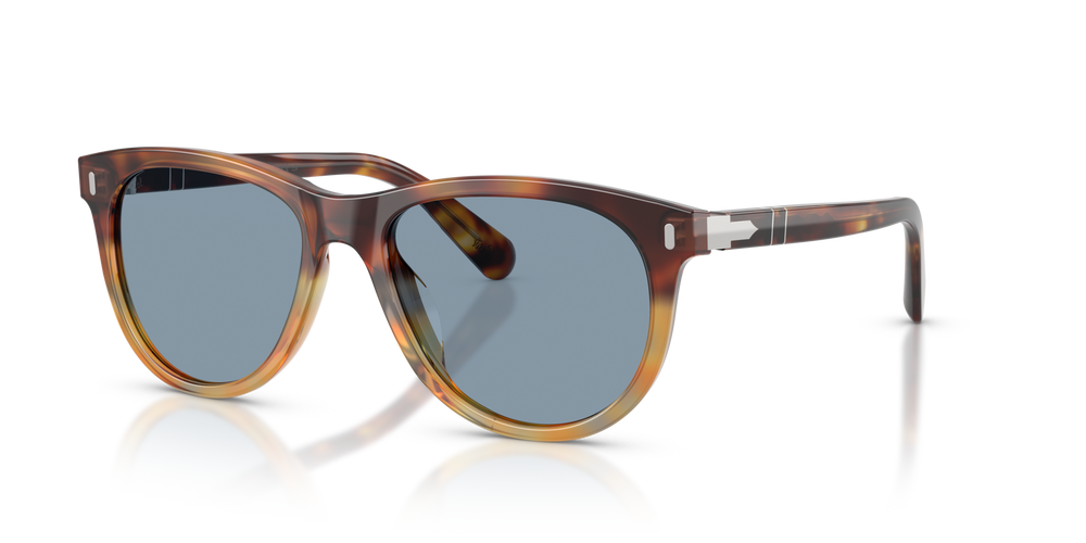 Persol PO3408S with Gradient Tortoise Frame and Blue Lenses - Image 1
