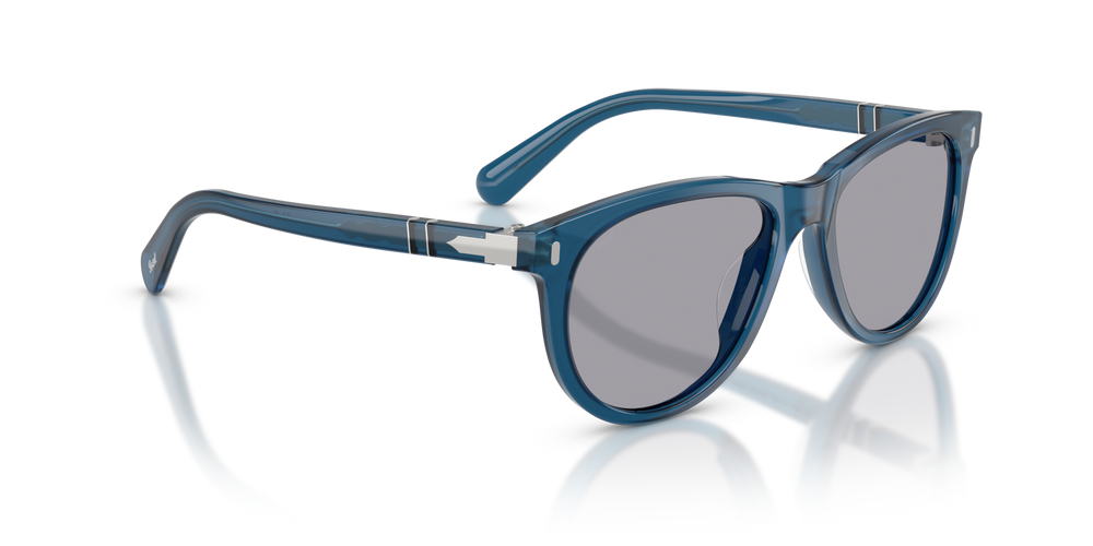 Persol PO3408S with Opal Blue Frame and Grey Lenses - Image 3