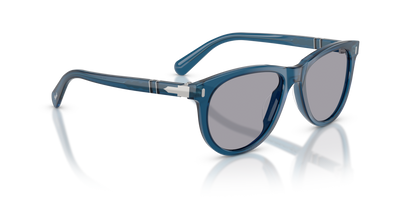 Persol PO3408S with Opal Blue Frame and Grey Lenses - Image 3