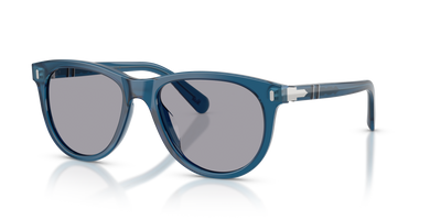 Persol PO3408S with Opal Blue Frame and Grey Lenses - Image 1