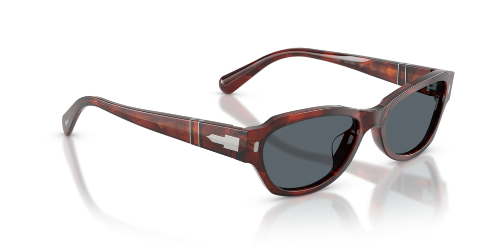 Persol PO3409S com armação Red Brownish Havana e lentes Blue - Imagens 3