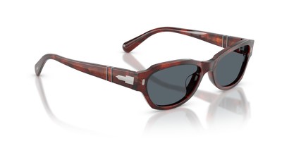Persol PO3409S com armação Red Brownish Havana e lentes Blue - Imagens 3