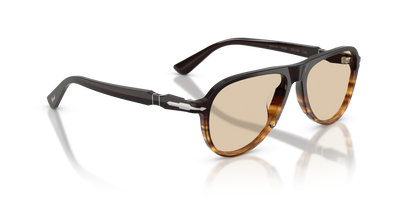 Persol PO3411V con Montatura Brown Striped Amber - Immagine 3