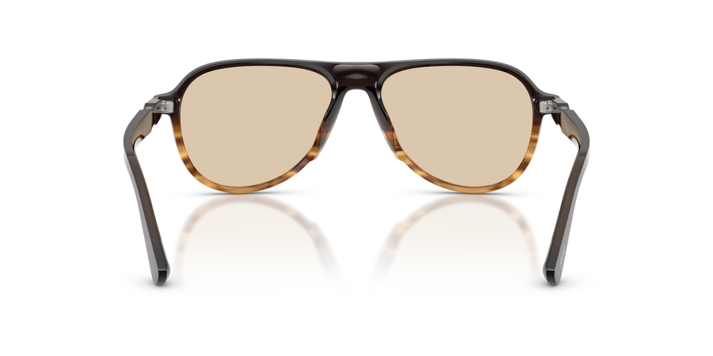 Persol PO3411V con Montatura Brown Striped Amber - Immagine 5