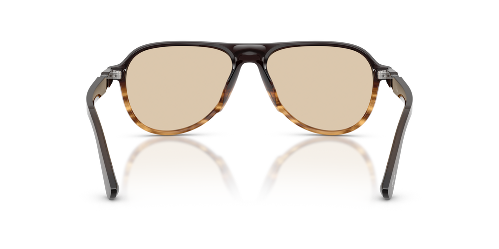 Persol PO3411V with Brown Striped Amber Frame - Image 5