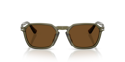 Persol PO3414S with Oliva Green Frame and Brown Lenses - Image 2