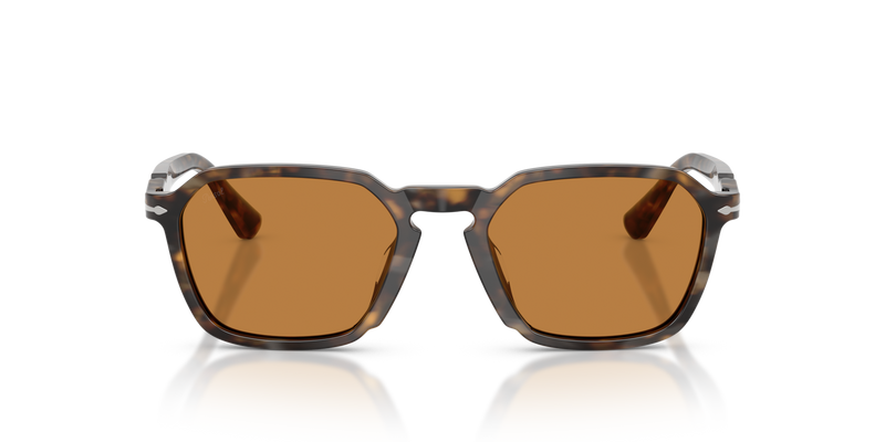 Visit PO3414S with Dark Havana Frame and Brown Lenses