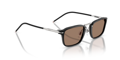 Persol PO3417S - Persol &amp; Olivetti Collection mit Schwarz Gestell und Braun Gläsern - Bild 3