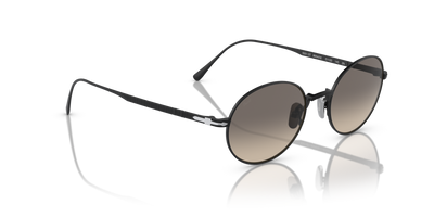 Persol PO5001ST with Matte Black Frame and Grey Lenses - Image 3