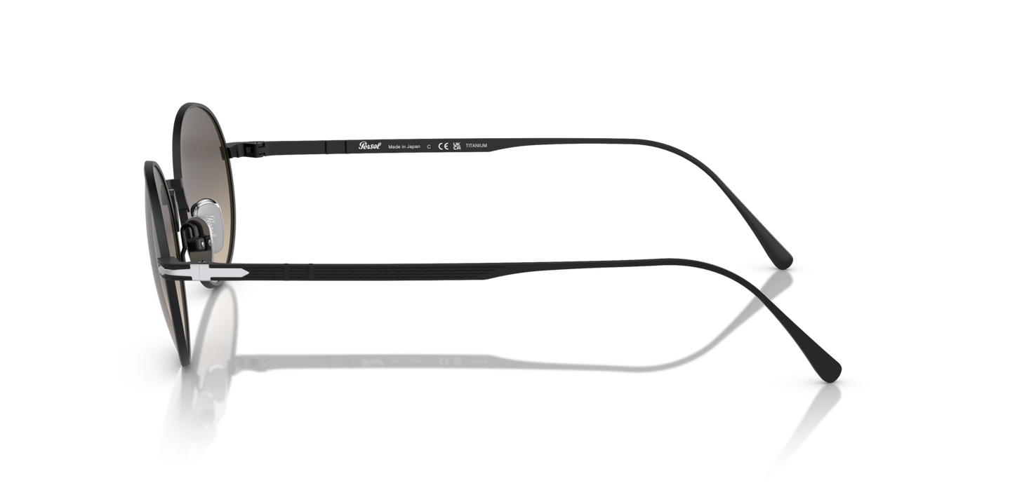 Persol PO5001ST with Matte Black Frame and Grey Lenses - Image 1