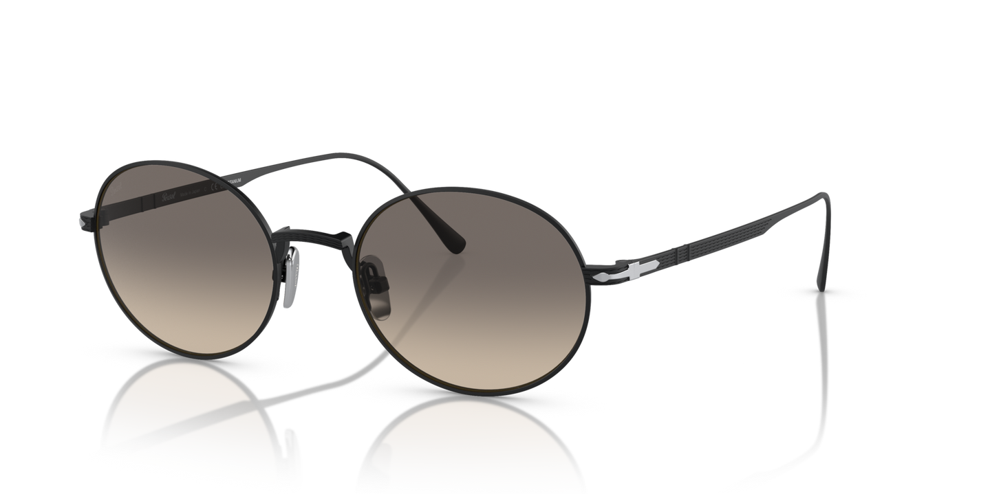 Persol PO5001ST with Matte Black Frame and Grey Lenses - Image 1